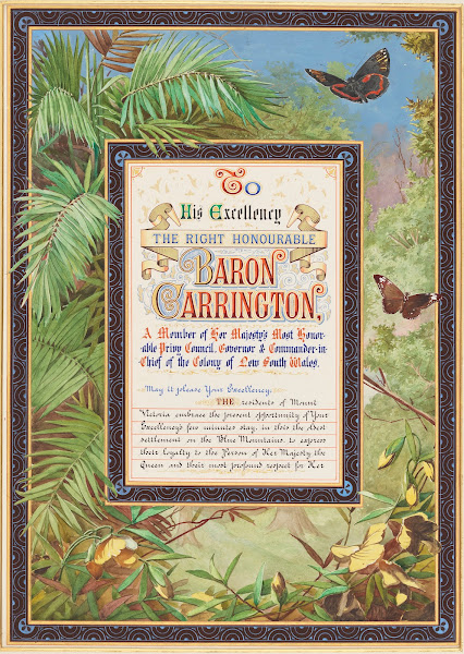 Addresses Presented To Lord Carrington Governor Of New South Wales Pl15 1888