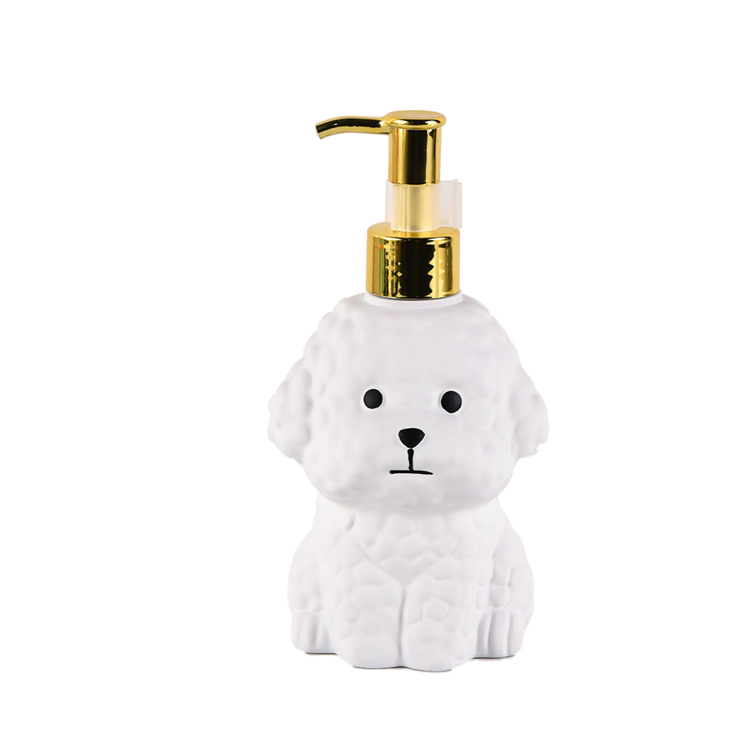 Niedliche Bichon-Frise Pumpflasche, 240 ml