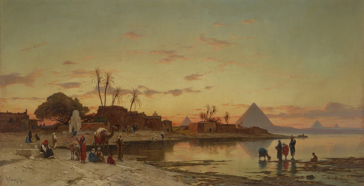 On the banks of the Nile