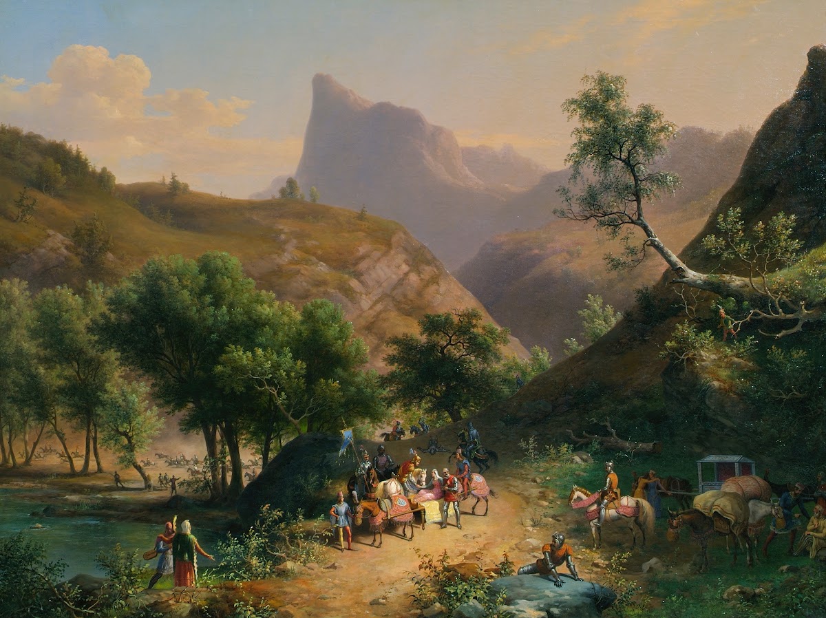 Entführung der Tochter des Herzogs von Genf durch Thomas von Savoyen 1838