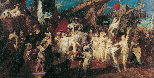 Charles V enters Antwerp 1875