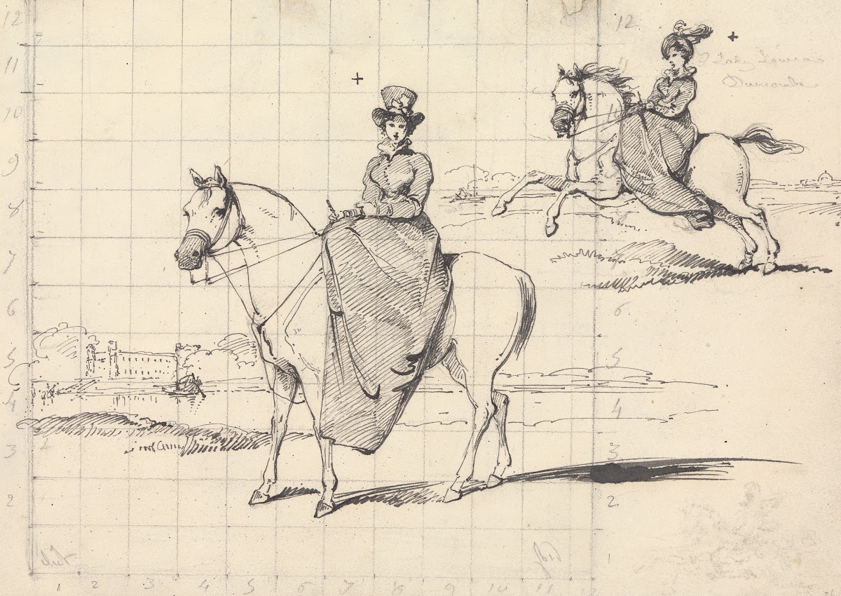 Lady Louisa Duncombe on Horseback 1824
