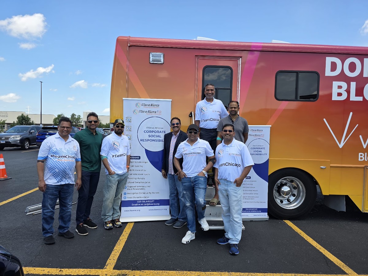 ITServe Alliance Chicago Chapter CSR Activity - Blood Drive
