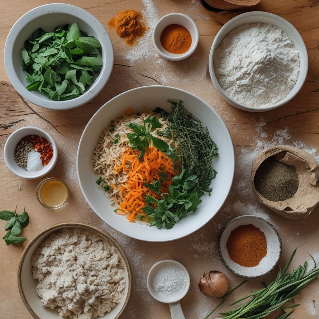 Ingredients for Easy Coconut Rice Flour Cake Recipe for a Light Dessert You Can Whip Up Fast