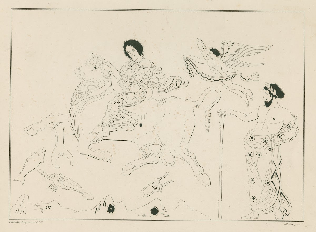 Europa riding on the bull through the sea 1844 1861