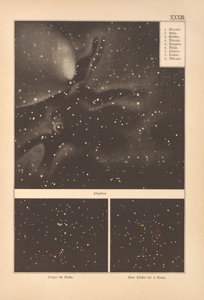 Bilder Atlas der Sternenwelt Eine Astronomie für jedermann Pl29 1888