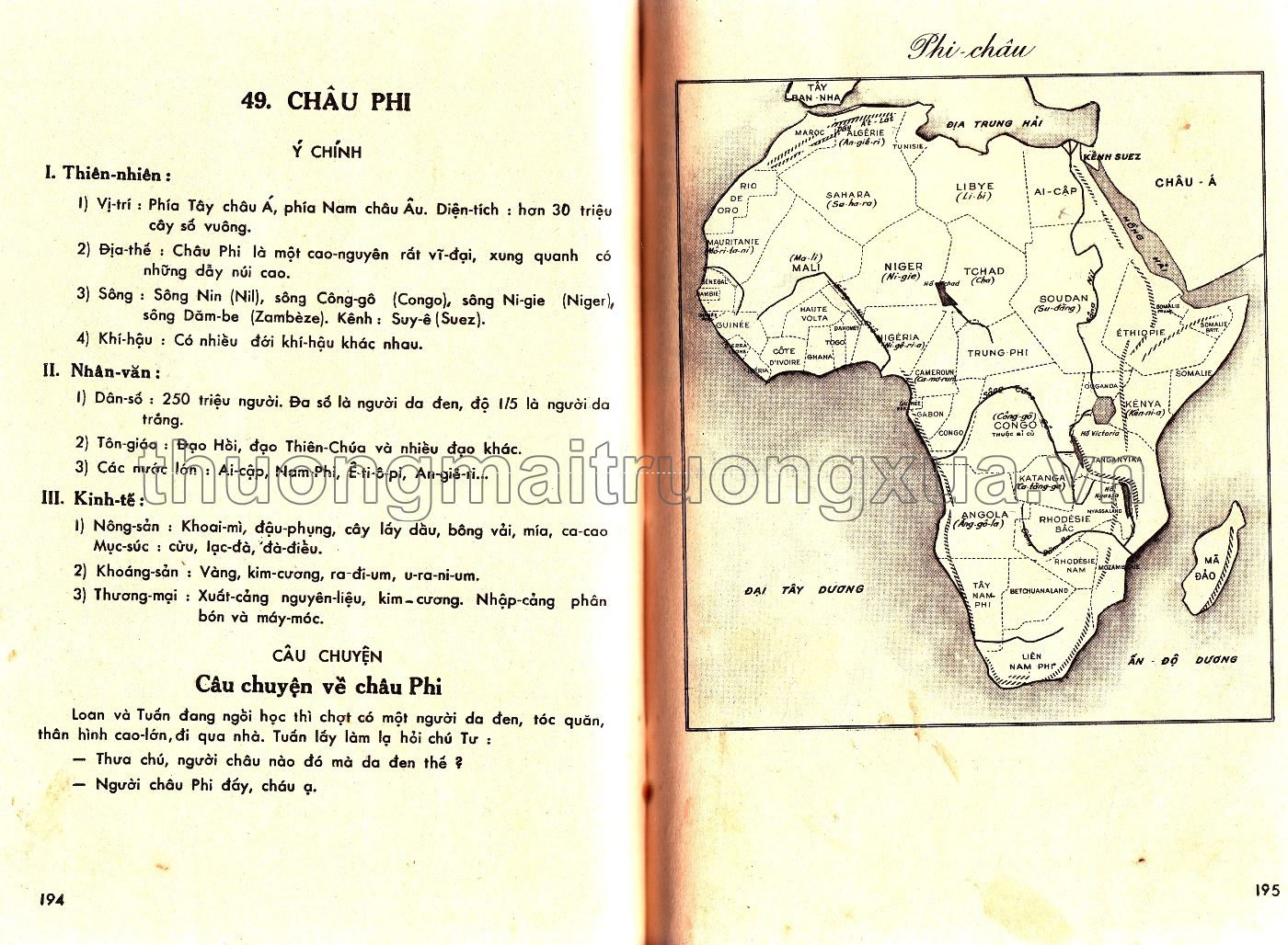Địa lý lớp nhất (1966) - Trang 99