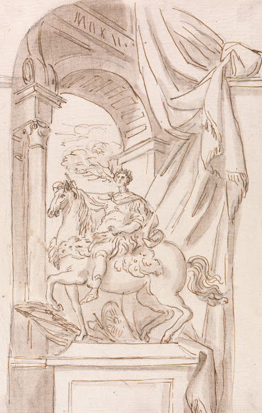 A Study of Agostino Cornacchinis Statue of Charlemagne St Peters Basilica Rome B