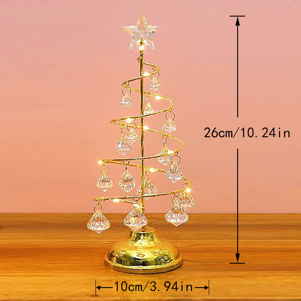 Kristallbaum-Nachtlicht mit LED