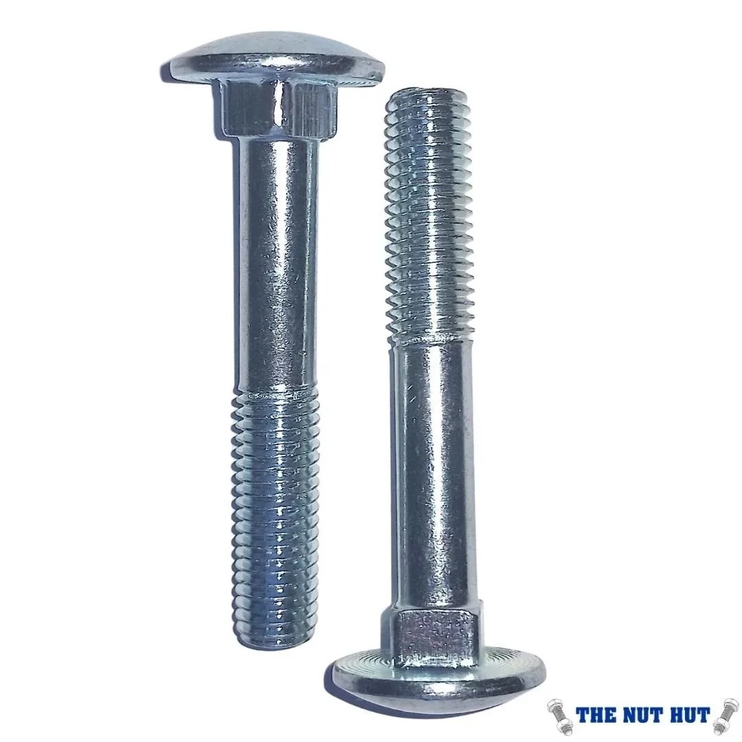 Cup Square Bolt M10x40 MS Not Full Thread EG 603