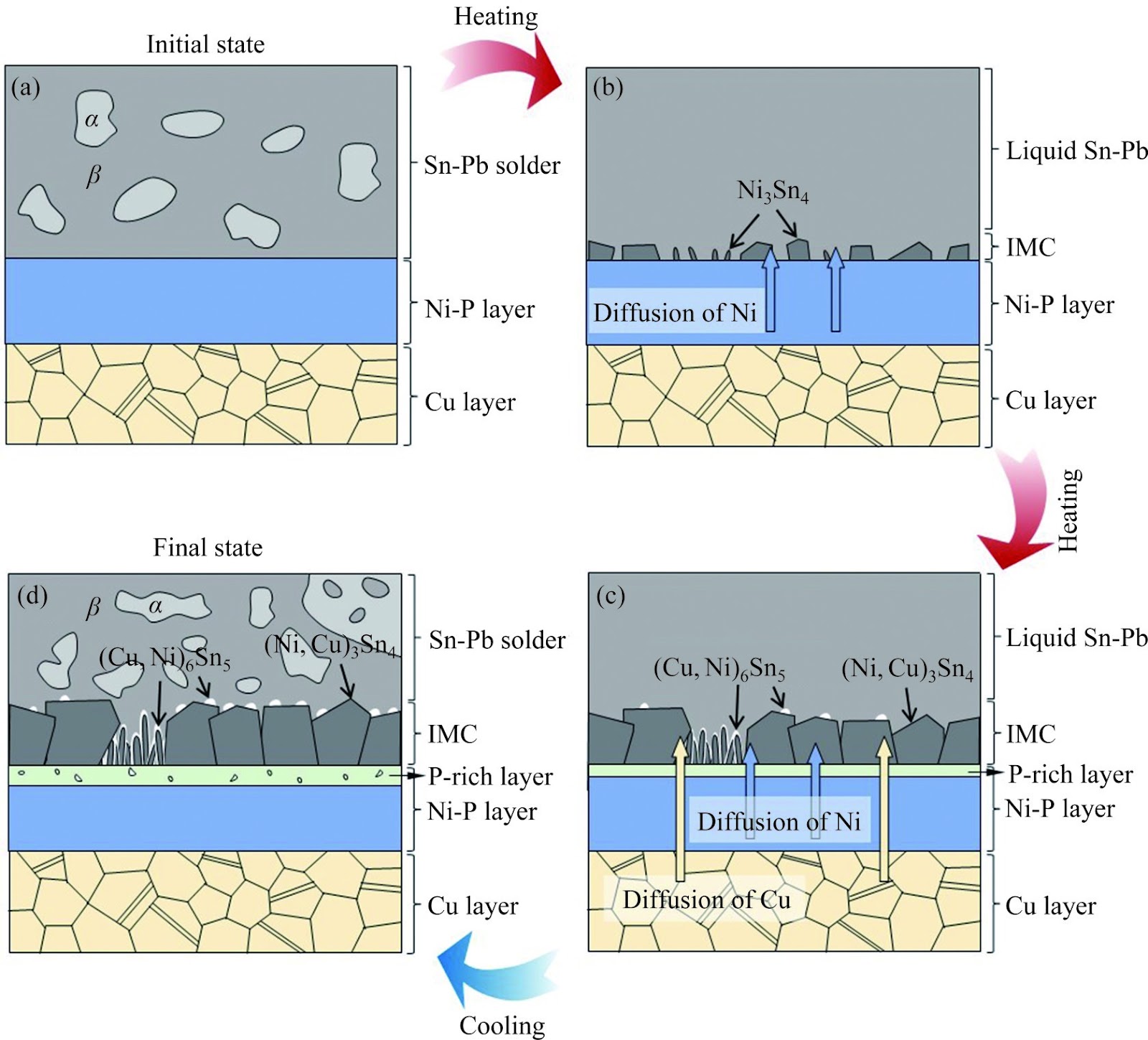 Evolution mechanism of interconnect interface and shear properties of 64.8Sn35.2Pb microbump during flip chip bonding