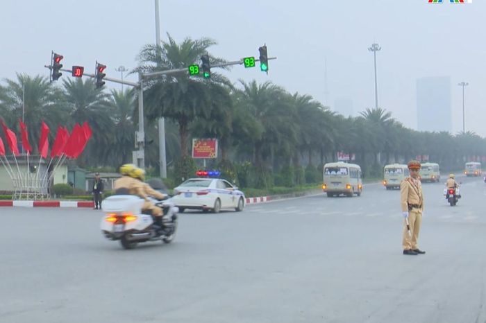 Phân luồng giao thông tổ chức chương trình nghệ thuật - Đài Phát thanh và truyền hình Hà Nội