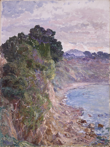 The cliff coast of Sanary Provence