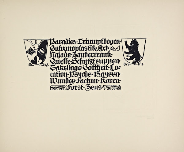 Beispiele kunstlerischer Schrift Pl009 1900