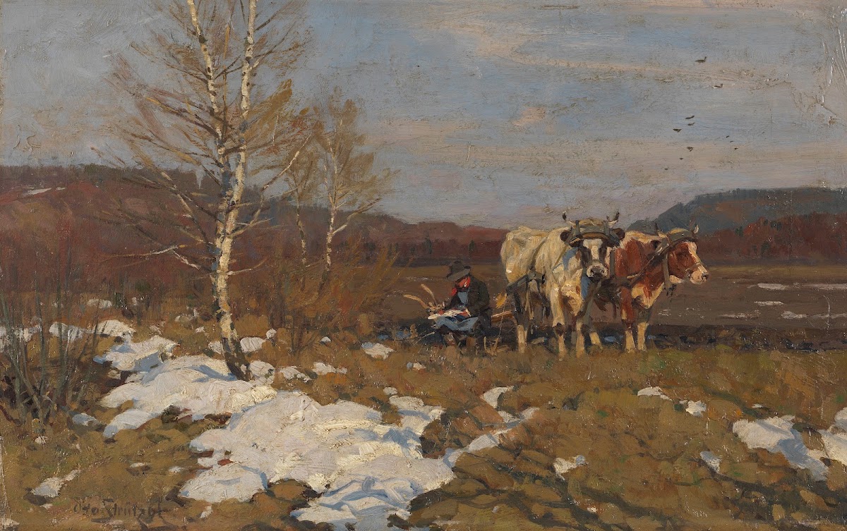 Die Vesperpause 1904