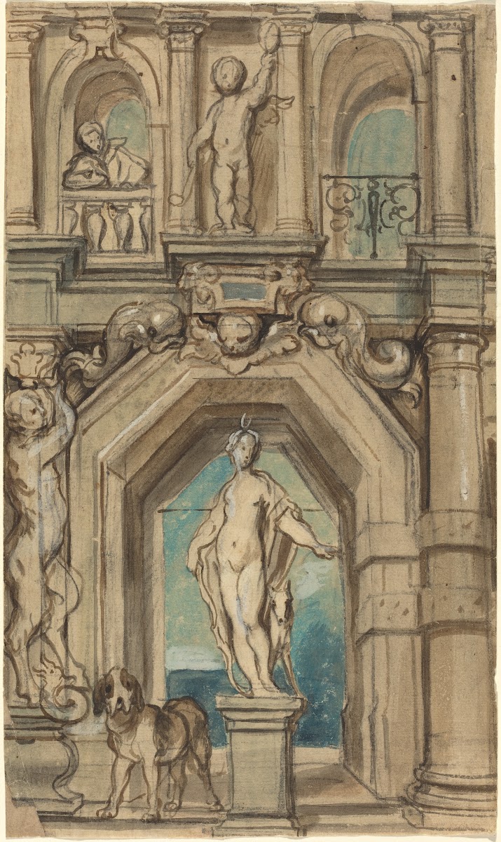 Design For A Wall Decoration Recto 1640 1645