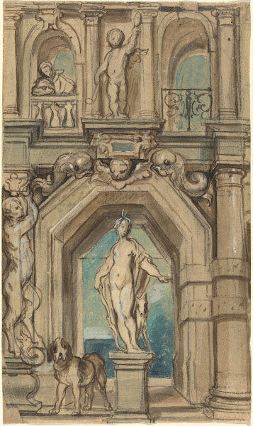 Design For A Wall Decoration Recto 1640 1645