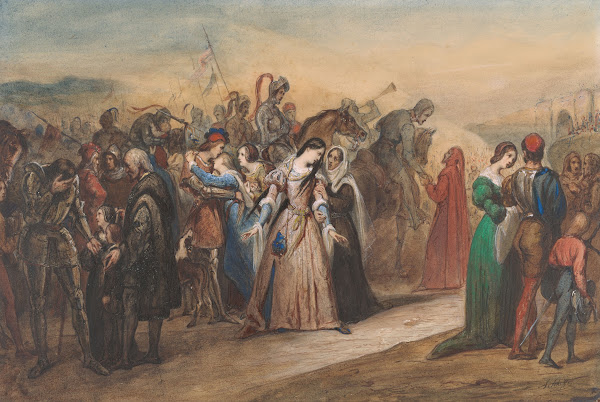 Lenore or The Return of the Army ca 1834