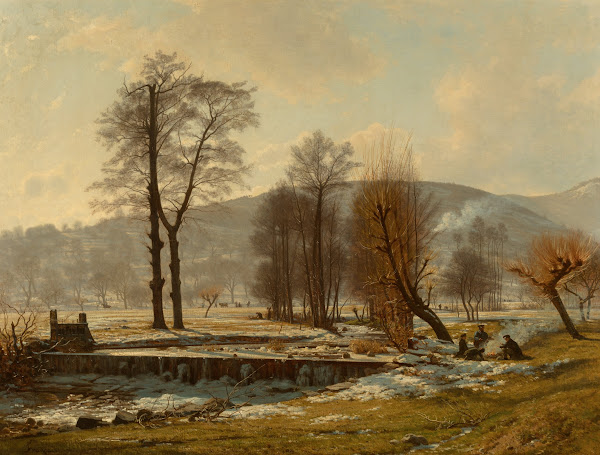 Étude dhiver Vallée de Münster 1857
