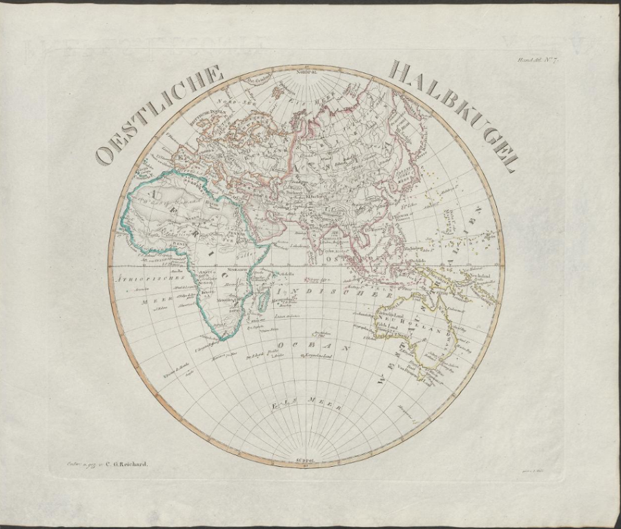 1816_Hand-Atlas Über Alle Theile Der Erde nach dem neuesten Zustande Und Über Das Weltgebäude