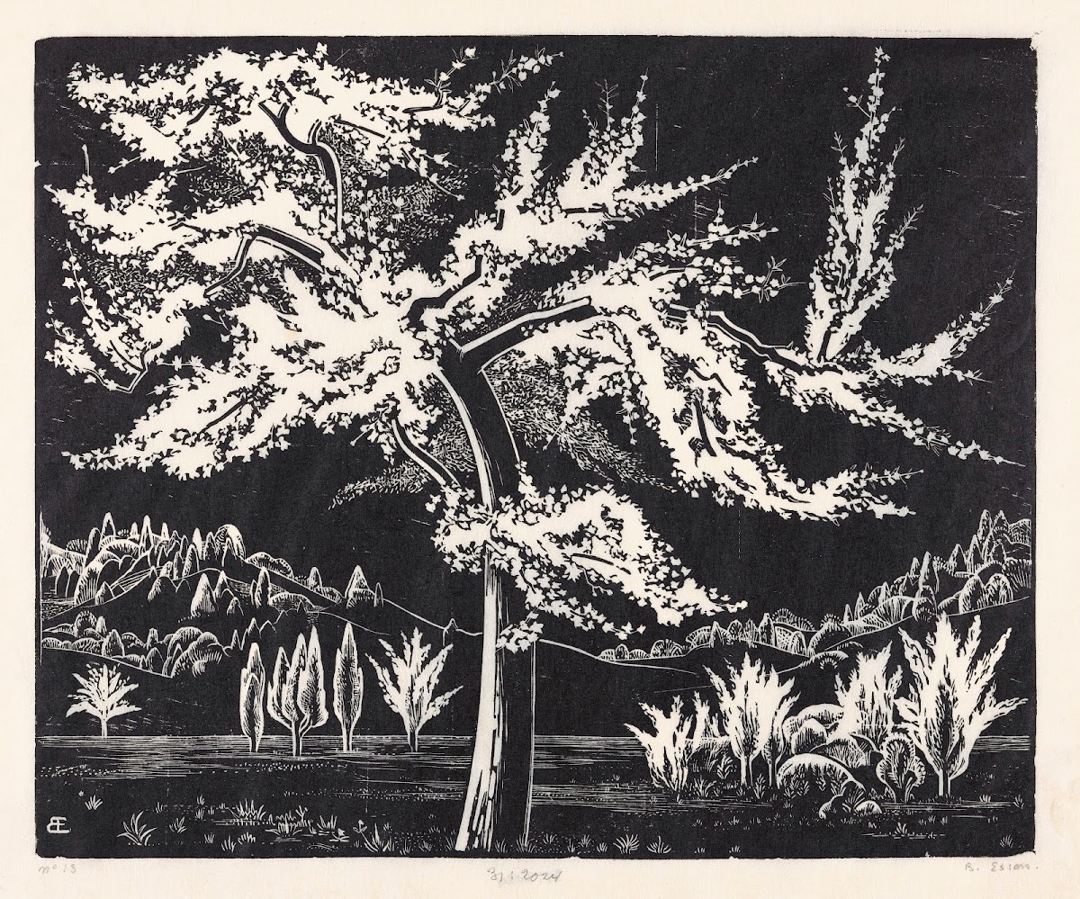 Bloeiende appelboom 1931