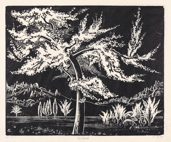 Bloeiende appelboom 1931