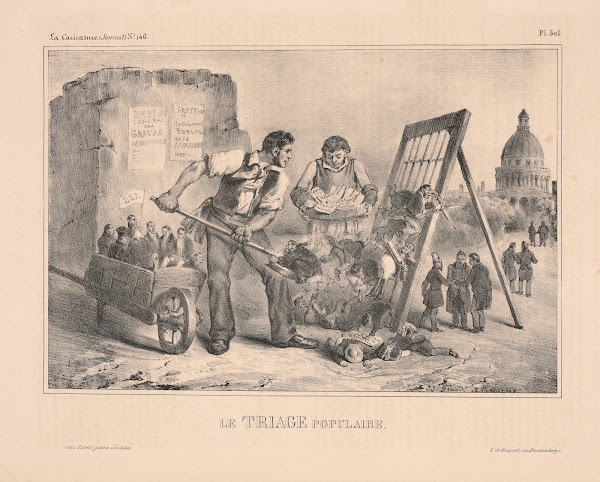 Le triage populaire The popular triage 1832