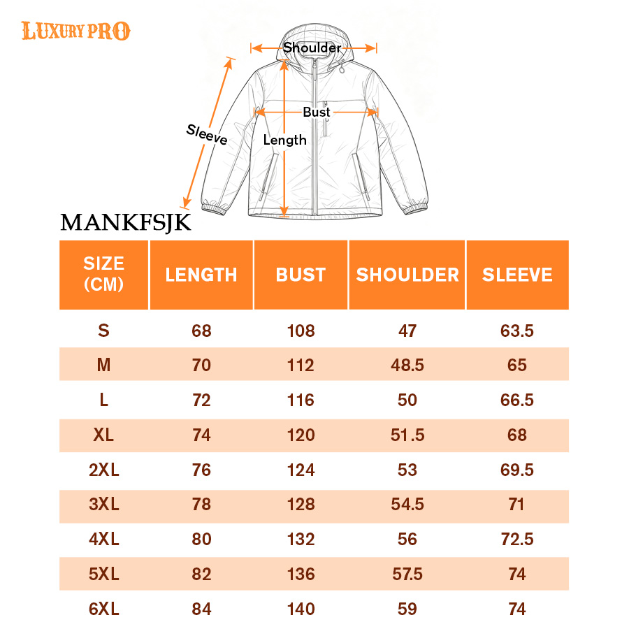 AOP MAN‑Style Waterproof Jacket
