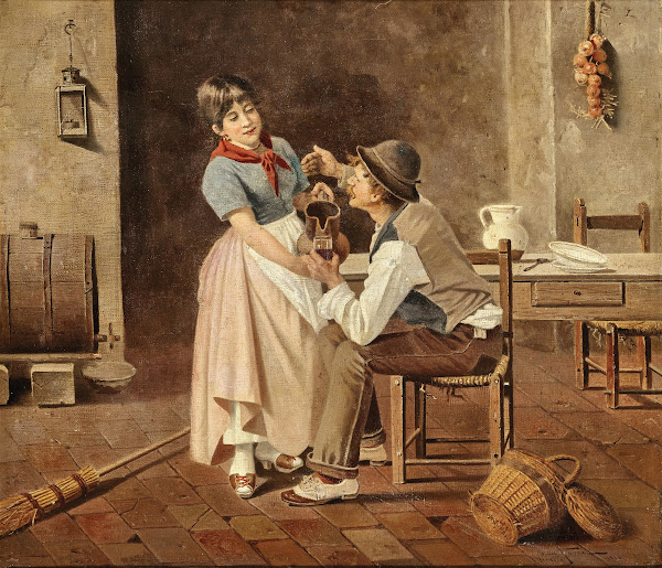A Glass Of Wine 1913
