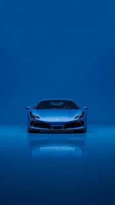 Blue Luxury Sport Car Studio