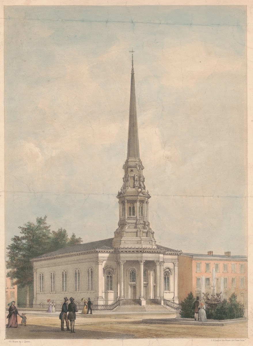 The Fourth Baptist Church NW corner of Fifth  Buttonwood Streets Philadelphia 18