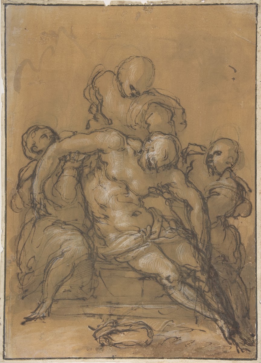 The Dead Christ Supported by Three Figures 153791