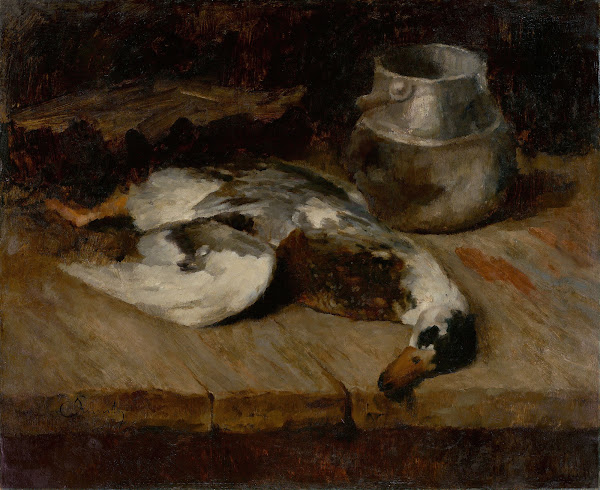 Wildente und Blechdose Circa 1885 90
