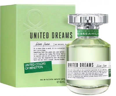 LIVE FREE VERDE MUJER 80ML EDT BENETTON