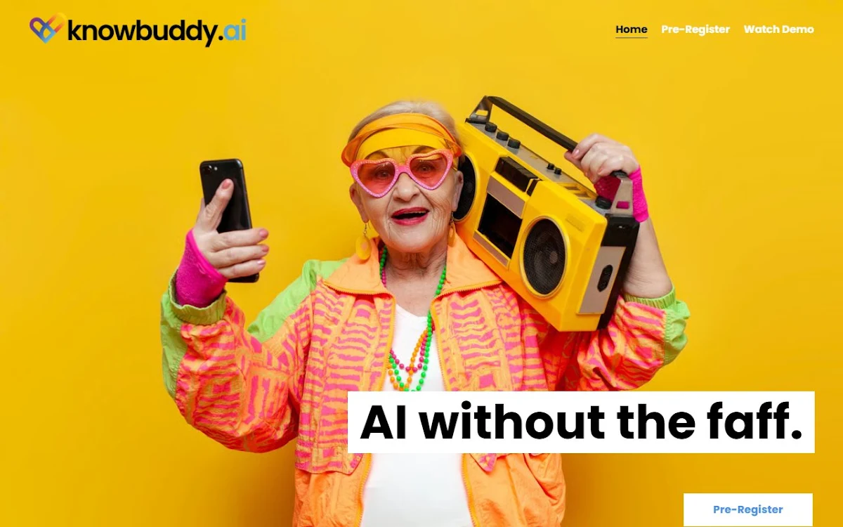 Captura de KnowBuddy.AI