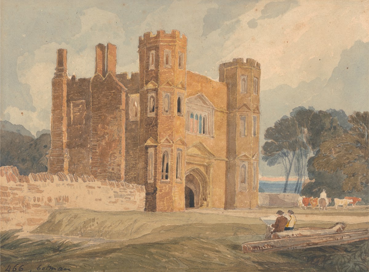 Gate way Saint Marys Wiggenhall Norfolk ca 1818
