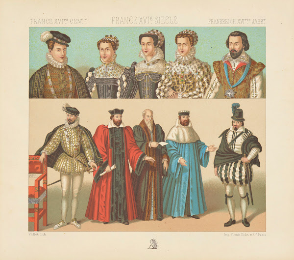 Costumes de la haute noblesse et de la magistrature  figures historiques 1876 18