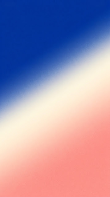 Minimalist Cobalt Blue to Coral Pink Diagonal Gradient Wallpaper - Free mobile Wallpaper