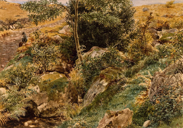 Autumn in the Welsh Hills circa 1860