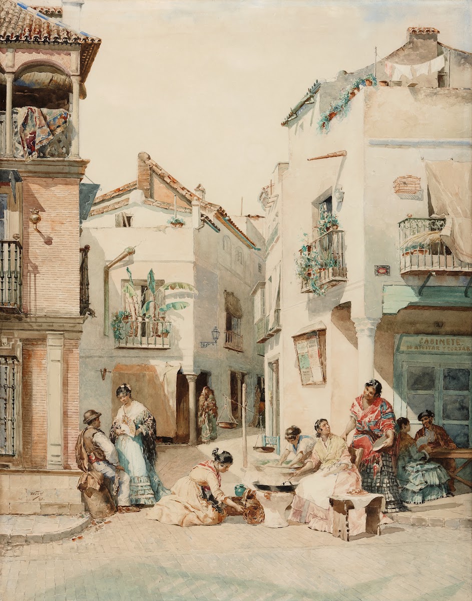 Street in Seville 1881