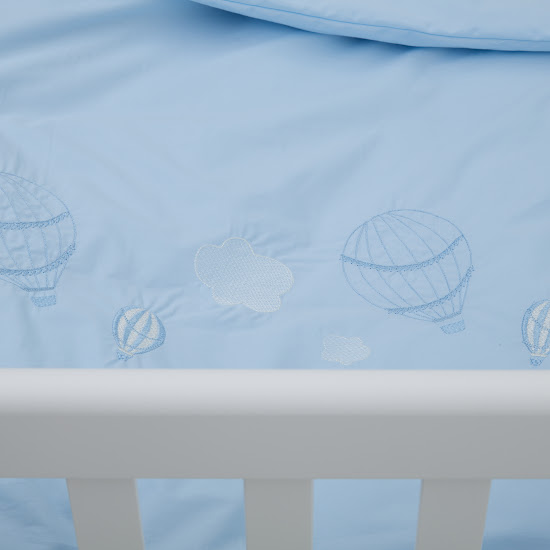 Bedding set for a baby crib 6 el Twins Beau blue