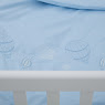 Bedding set for a baby crib 6 el Twins Beau blue
