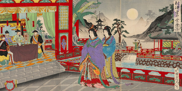 Banquet inside the Korean Royal Palace 1894