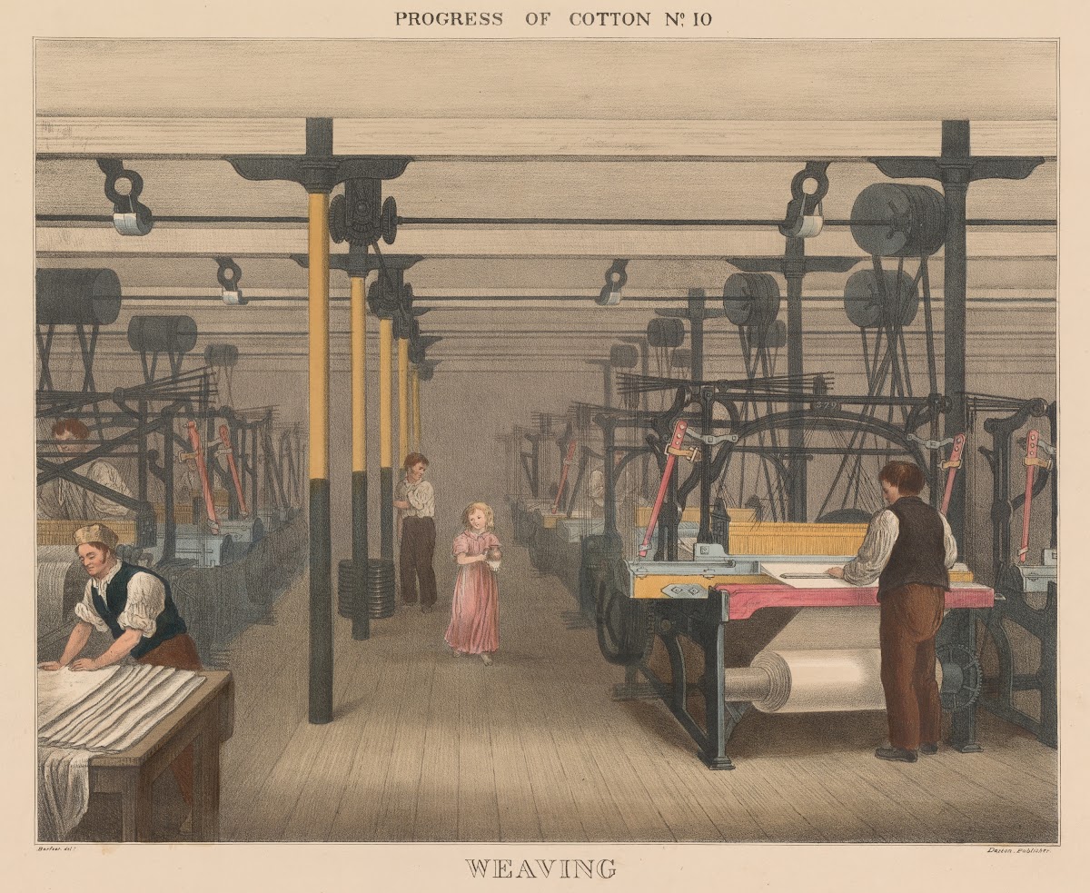 Progress of Cotton 10 Weaving 1840