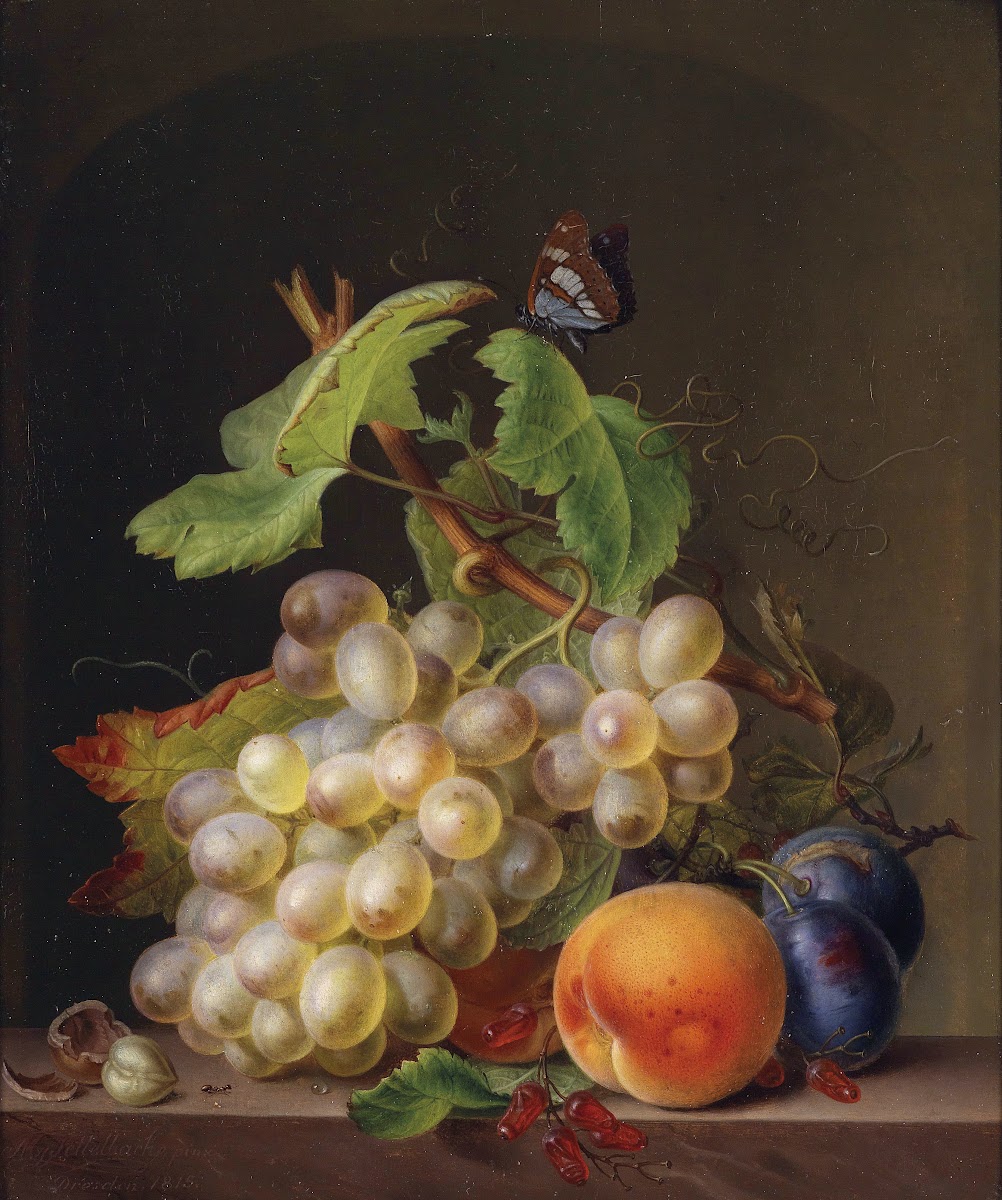 Stillleben Mit Weintrauben 1815
