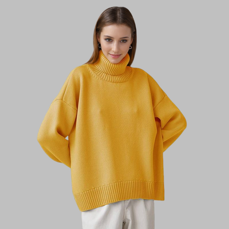 Casual turtle neck sweater in classic design