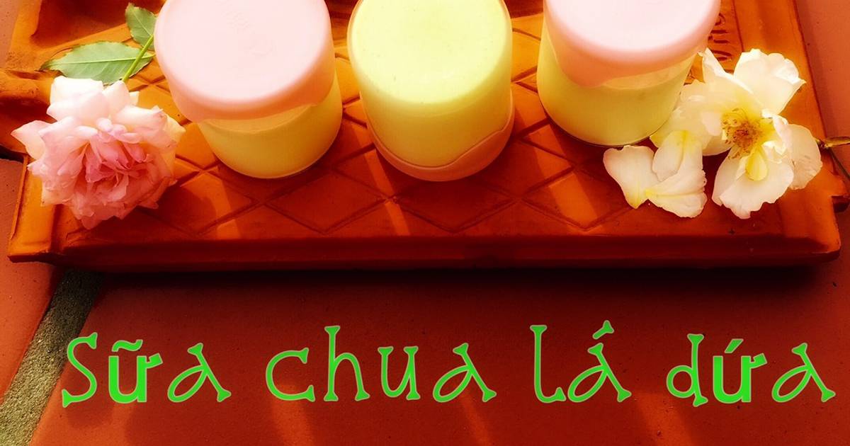 Sữa chua lá dứa