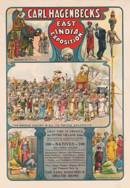 The Carl Hagenbeck greater shows Triple circus  East India exposition Wild beast