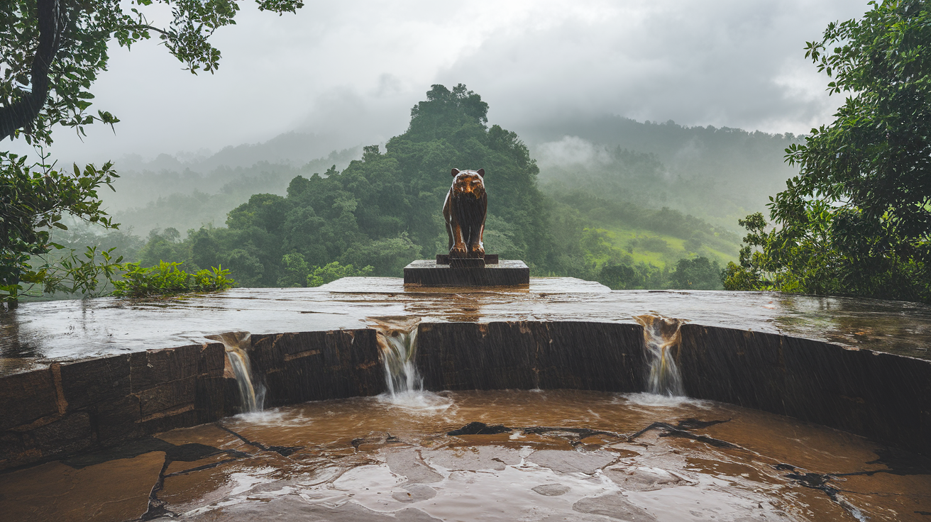 lonavala tiger point in rainy season