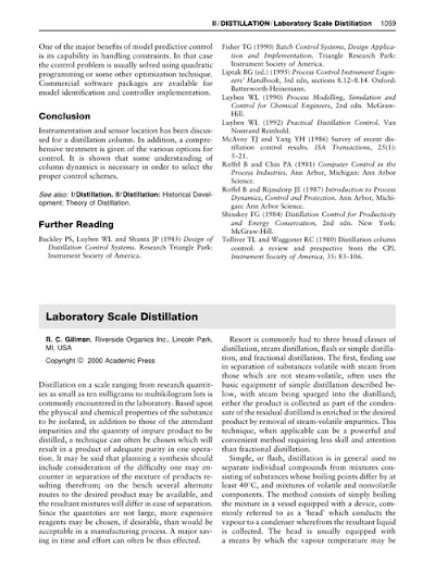 Laboratory Scale Distillation